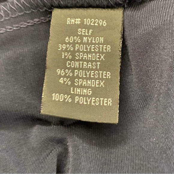 Connected Apparel Lace bodice faux-wrap Gown Women’s 14 Blue Party Formal Dress - Picture 7 of 9